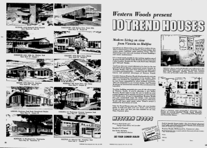Trend House in Ottawa Citizen May 17 1954